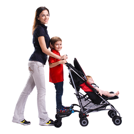 pushchair with buggy board